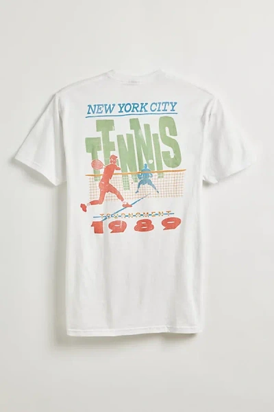 Urban Outfitters Nyc Tennis 1989 Tee In White, Men's At