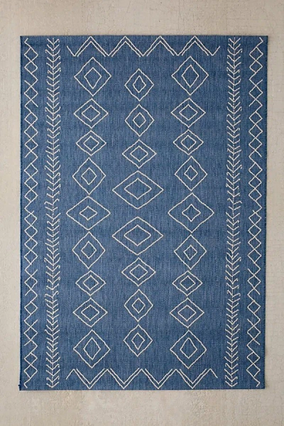 Urban Outfitters Odessa Indoor/outdoor Rug In Blue At