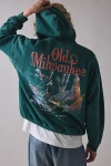 Urban Outfitters Old Milwaukee Duck Graphic Hoodie Sweatshirt In Dark Green, Men's At  In Green