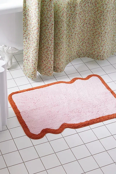 Urban Outfitters Oliver Bath Mat In Pink At