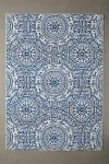 URBAN OUTFITTERS OLIVER WASHABLE RUG IN BLUE AT URBAN OUTFITTERS