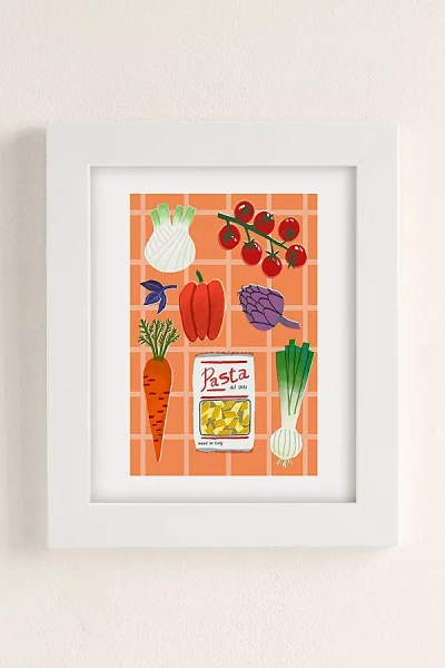 Urban Outfitters Olla Meyzinger Food Art Print In Modern White At