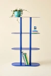Urban Outfitters Ollie 4-tier Iron Oval Storage Shelf In Dark Blue At