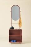 Urban Outfitters Ollie Entryway Storage Console In Maroon At  In Brown