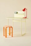 Urban Outfitters Ollie Iron Oval Hutch Desk In Butter Yellow At