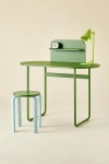 Urban Outfitters Ollie Iron Oval Hutch Desk In Green At