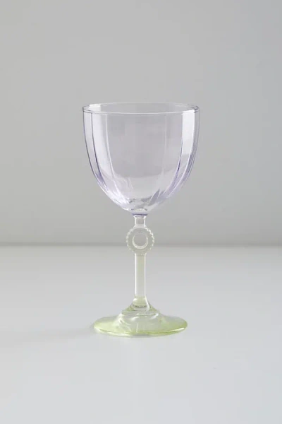 Urban Outfitters Ombre Elite Wine Glass In Lavender At  In Green