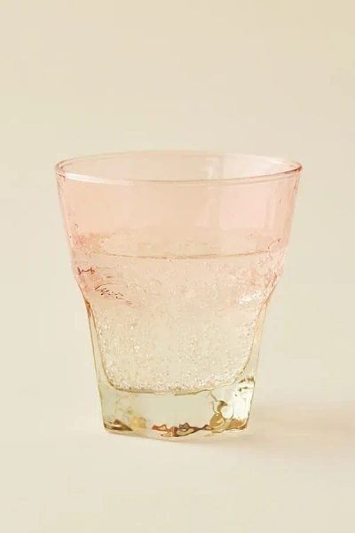 Urban Outfitters Ombre Glass Tumbler Cup In Pink Yellow At