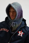 Urban Outfitters Ombre Knit Adjustable Balaclava Hood In Blue, Men's At