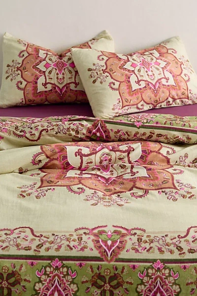 Urban Outfitters Onika Medallion Patterned Duvet Cover In Cream At  In Neutral