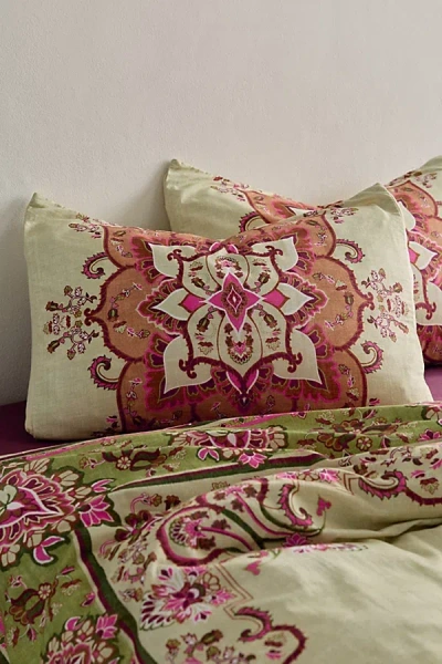 Urban Outfitters Onika Medallion Patterned Sham Set In Cream At  In Neutral