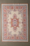 Urban Outfitters Onika Medallion Washable Rug In Neutral At  In Pink