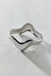 Urban Outfitters Organic Squiggle Bangle Bracelet In Silver, Women's At  In Silver