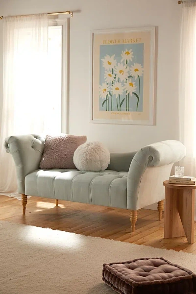 Urban Outfitters Ori Settee Bench In Light Blue At