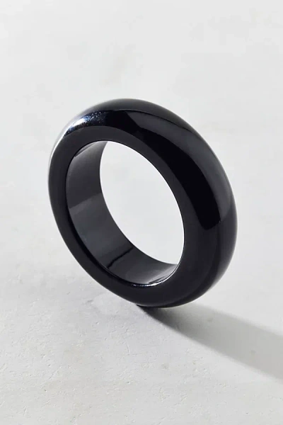 Urban Outfitters Orion Chunky Bangle Bracelet In Charcoal, Women's At  In Gray