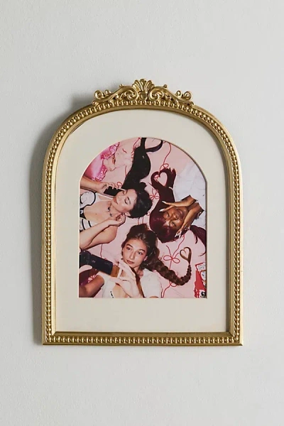 Urban Outfitters Ornate Arch 11" X 14" Picture Frame In Gold At