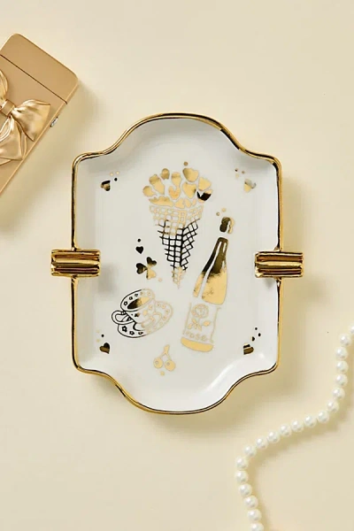Urban Outfitters Ornate Ashtray Catch-all Dish In Market Day At  In Neutral