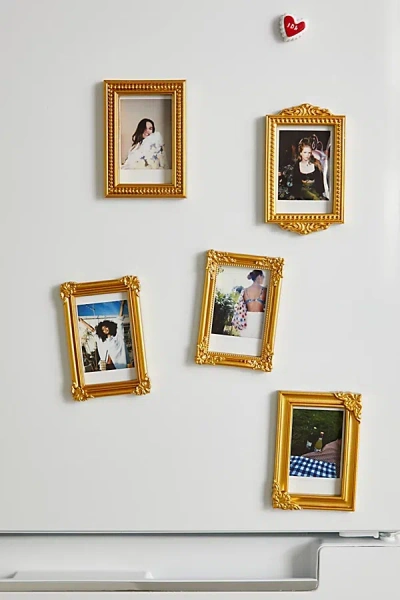 Urban Outfitters Ornate Instax Mini Magnetic Frame Set In Gold At