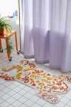 URBAN OUTFITTERS ORNATE TIGER BATH MAT IN NEUTRAL AT URBAN OUTFITTERS