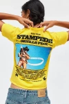 Urban Outfitters Orville Peck Stampede Tour Graphic Baby Tee In Yellow, Women's At  In Yellow