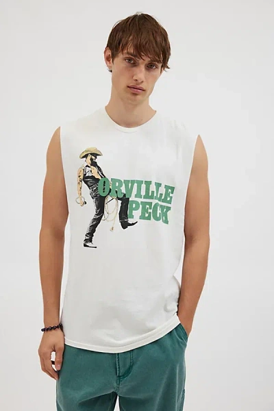 Urban Outfitters Orville Peck Tour Graphic Muscle Tee In White, Men's At