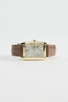 Urban Outfitters Otis Croc Texture Band Watch In Gold, Men's At  In Gold