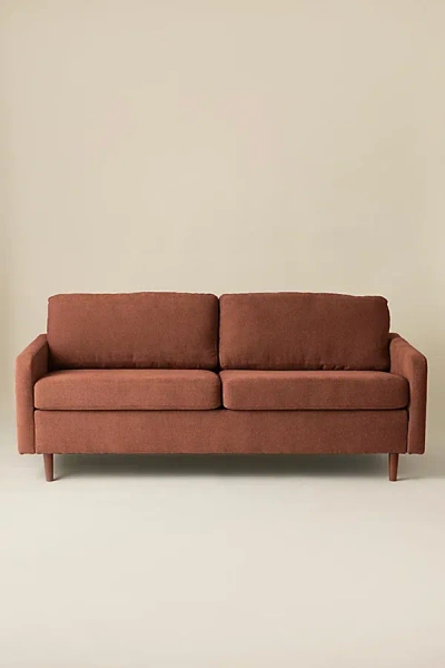 Urban Outfitters Ovi Upholstered 2-seater Sofa In Rust At  In Brown