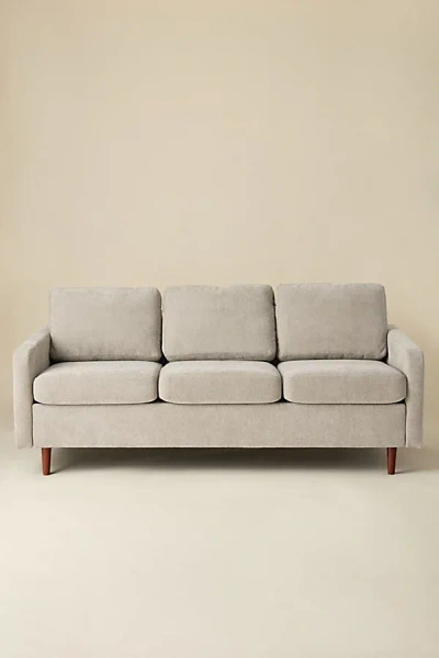 Urban Outfitters Ovi Upholstered 3-seater Sofa In Ivory At  In Gray