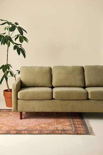 Urban Outfitters Ovi Upholstered 3-seater Sofa In Olive At  In Green