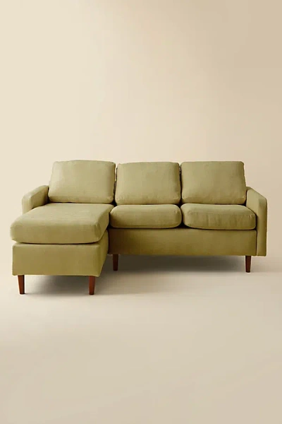 Urban Outfitters Ovi Upholstered Sectional Sofa In Olive At  In Green