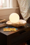 URBAN OUTFITTERS OYSTER TABLE LAMP IN IVORY AT URBAN OUTFITTERS