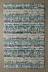 Urban Outfitters Paint Chip Woven Wool Rug In Blue At