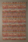 Urban Outfitters Paint Chip Woven Wool Rug In Pink At