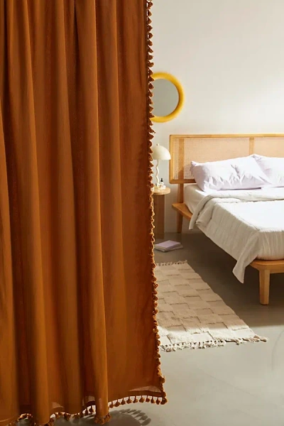 Urban Outfitters Palma Fringe Light Blocking Window Curtain