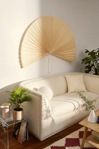 Urban Outfitters Palmer Fan Floating Headboard In Ivory At