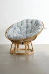 Urban Outfitters Papasan Rattan Chair & Cushion Set In Sky At  In Blue