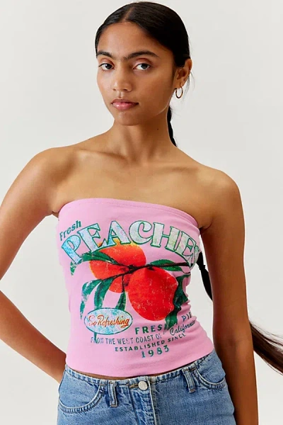 Urban Outfitters Peaches Tube Top In Pink, Women's At