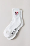 Urban Outfitters Peanuts Snoopy Icon Quarter Crew Sock In Cool Snoopy, Women's At  In Gray