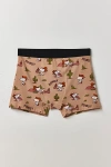 Urban Outfitters Peanuts Snoopy Western Pattern Boxer Brief In Tan, Men's At  In Brown