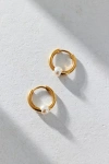 Urban Outfitters Pearl Waterproof Huggie Hoop Earring In Gold, Men's At  In Gold