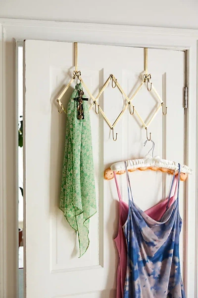 Urban Outfitters Penelope Over-the-door Multi-hook In Gold At  In Burgundy