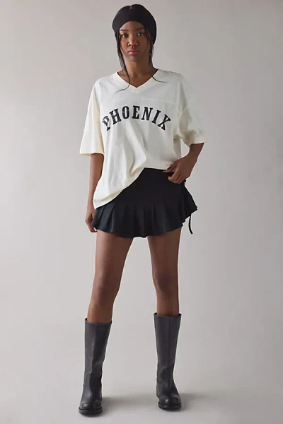 Urban Outfitters Phoenix Band Graphic Oversized Jersey Tee In Cream, Women's At  In Neutral