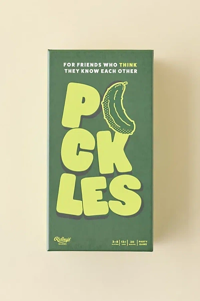 Urban Outfitters Pickles Party Card Game In Green At