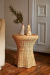 Urban Outfitters Pierce Wicker Side Table In Natural At