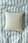 Urban Outfitters Piped Velvet Throw Pillow In Green At