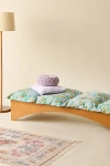 Urban Outfitters Piper Ruffled Daybed Cushion In Botanical Motif At  In Green