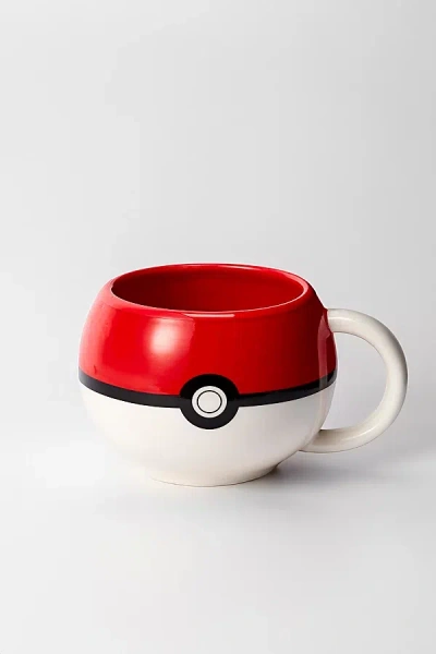 Urban Outfitters Pokémon Pokeball Ceramic Coffee Mug In Red At