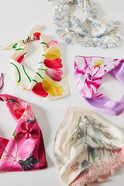 Urban Outfitters Polka Dot Satin Headscarf In Assorted, Women's At  In Multi