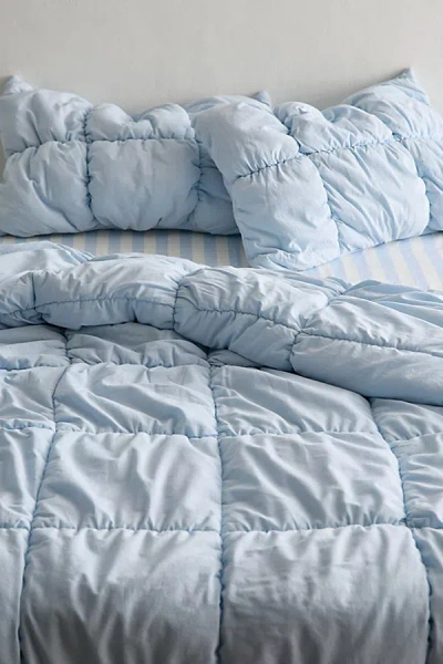 Urban Outfitters Poppy Puff Fluffy Comforter In Sky At