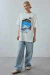 Urban Outfitters Positano Amalfi Coast Graphic T-shirt Dress In White, Women's At  In White